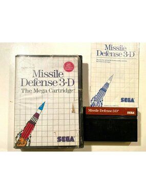 Missile Defense 3-D (Sega Master, 1987) Untested